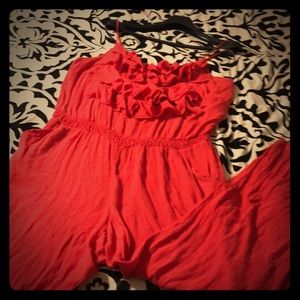 One piece jumper suit